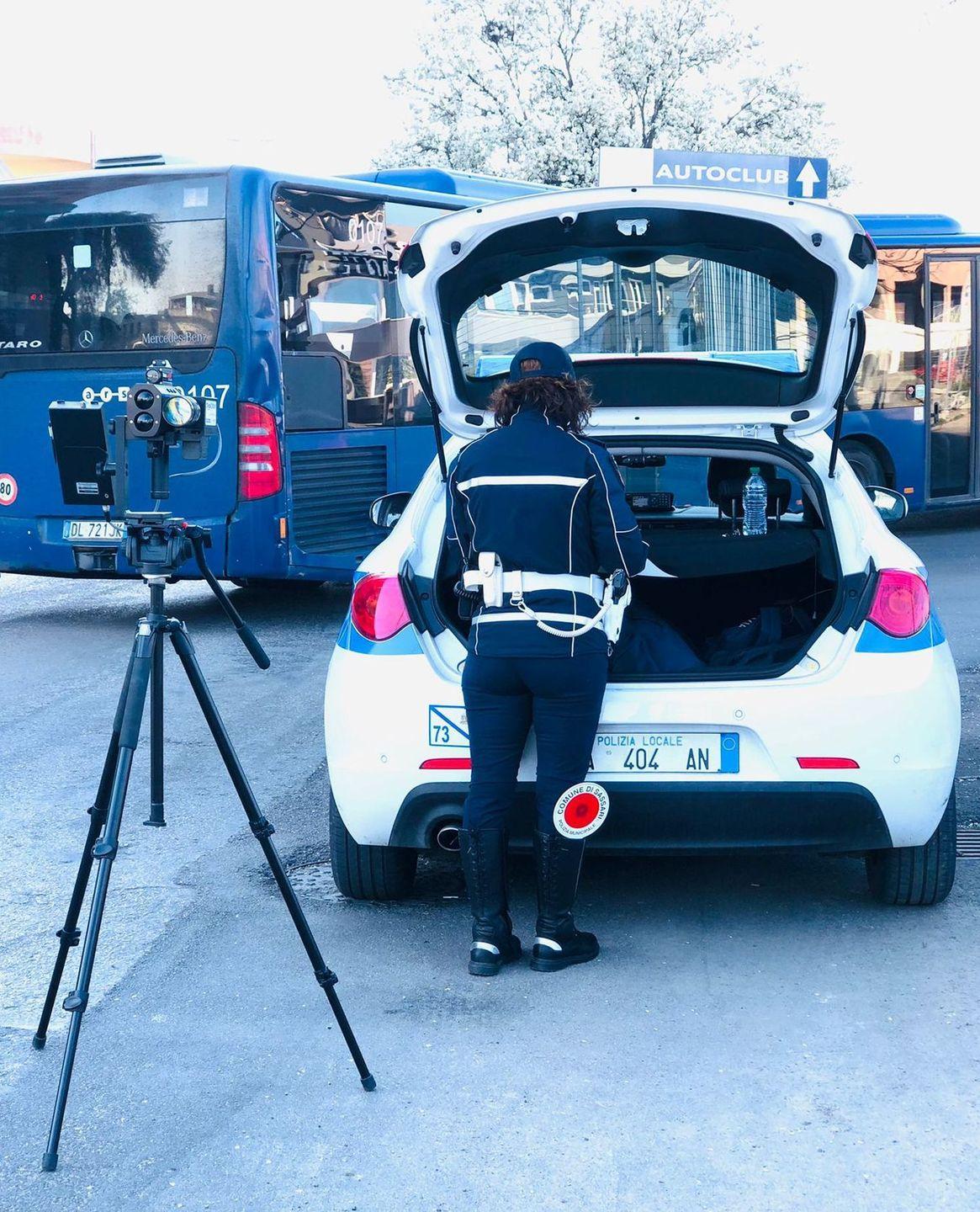 La polizia locale segnala la mappa degli autovelox 