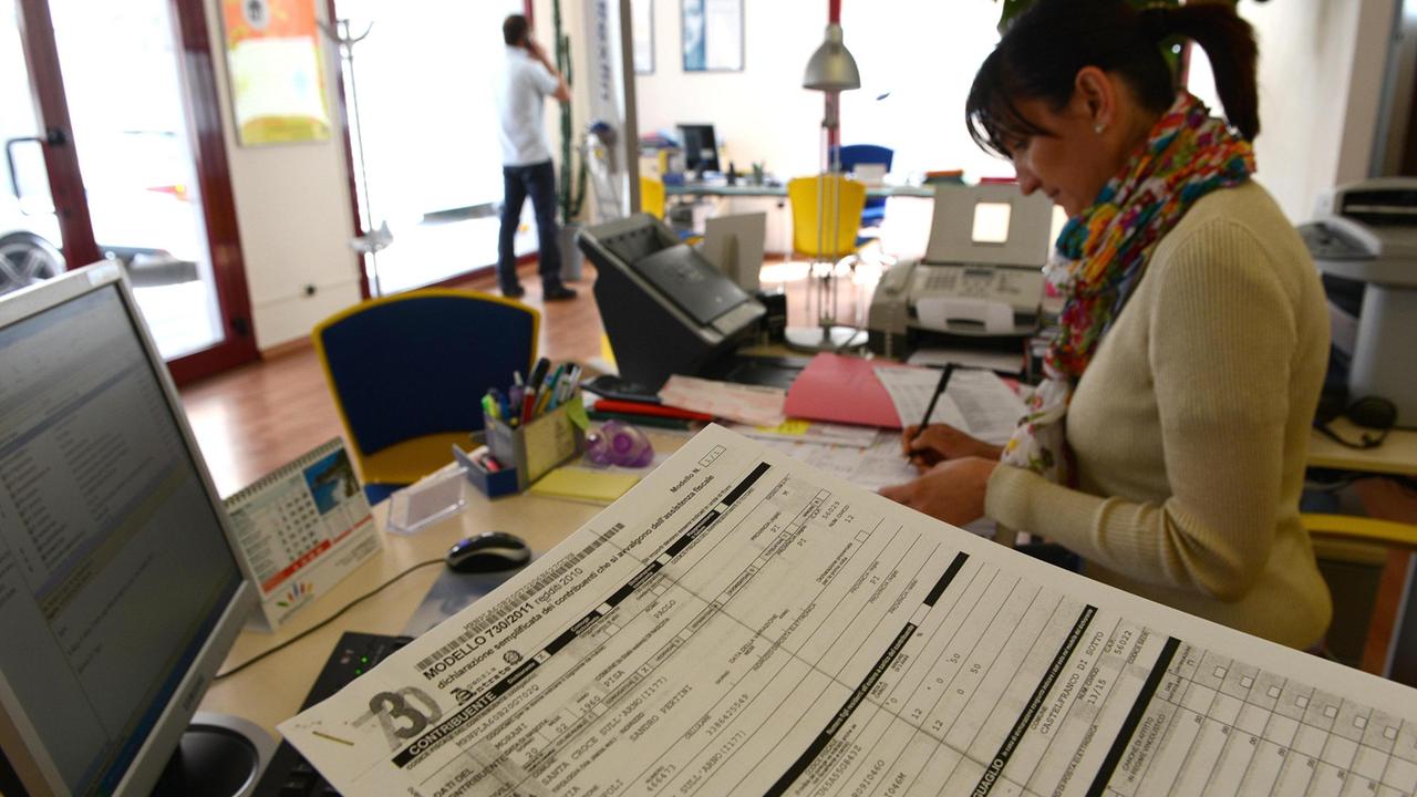 Una commercialista (foto d'archivio)