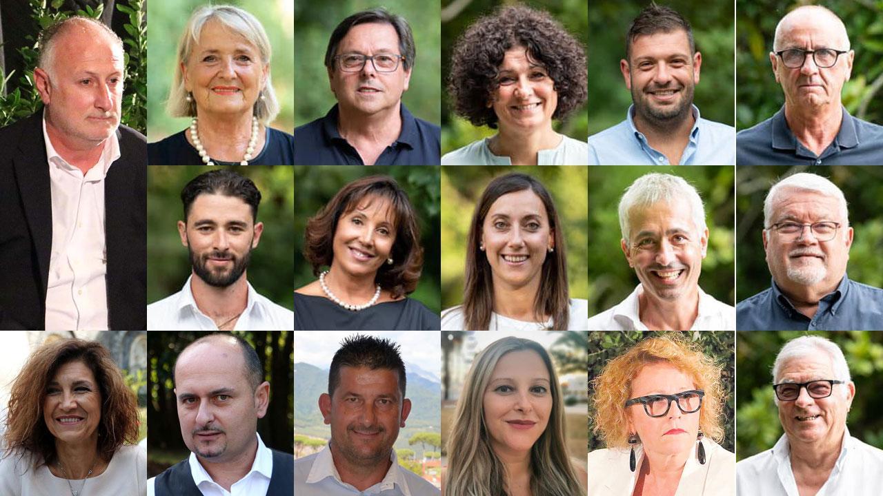 Per ordine da sinistra in alto: Gianni Lorenzetti, Giorgia Podestà, Andrea Gabielli, Eleonora Petracci, Giulio Francesconi, Massimo Poggi, Stefano Del Giudice, Gina Gabrielli, Elisabetta Podestà, Marino Petracci, Raffaello Gianfranceschi, Donatella Berti, Francesco Matteucci, Massimiliano Marchi, Michela Bertelloni, Manuela Aiazzi, Giuseppe Manfredi