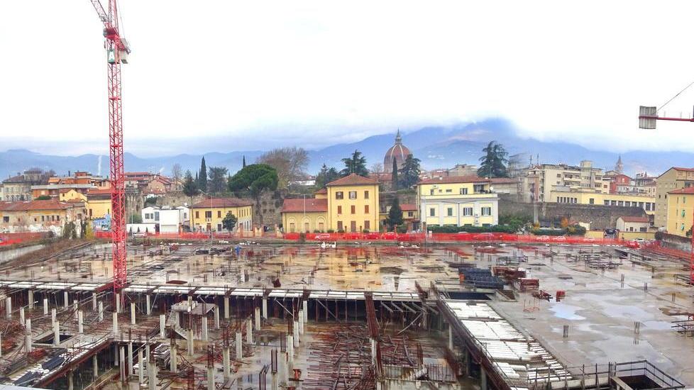 Un ex veduta dell'ex area Giusti in stato di abbandono