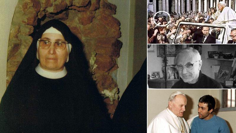 Suor Rita Montella; l’attentato al papa il 13 maggio 1981, padre Franco D’Anastasio e la stretta di mano tra papa Wojtyla e l’attentatore Alì Agca