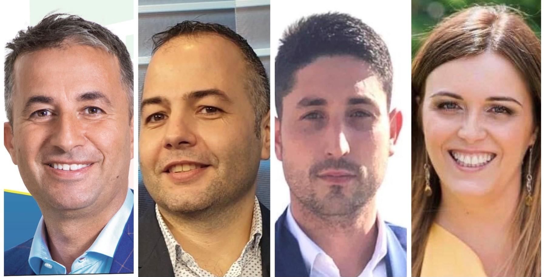 Marco Balata (Forza Italia), Gianluca Corda (Olbia democratica), Salvatore Sini (Forza Italia), Valentina Secchi (Liberi)