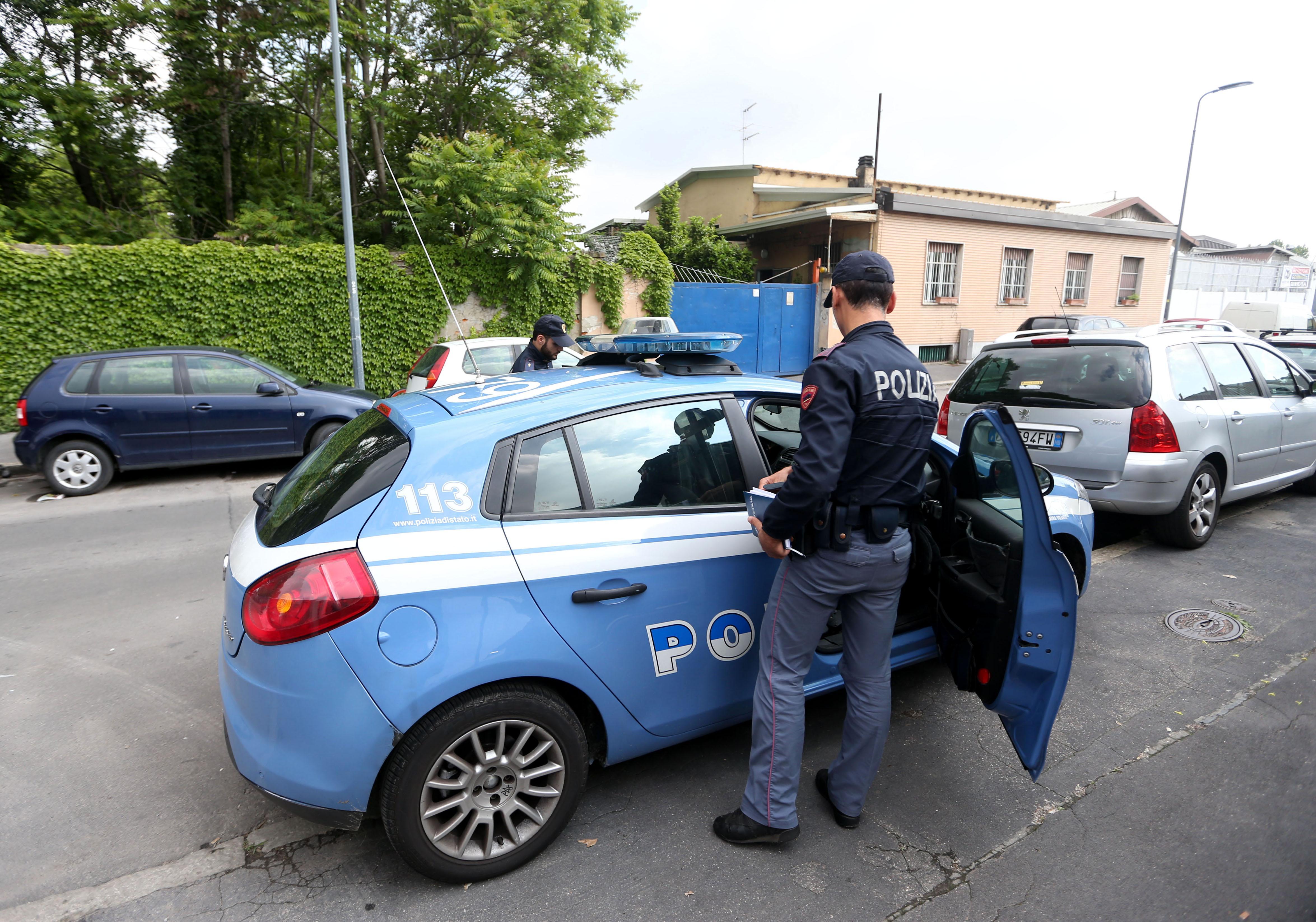 Agenti di Polizia al lavoro