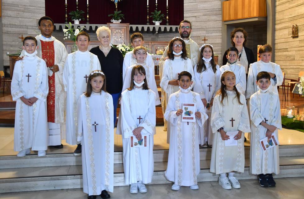 Prima comunione in Santa Maria Assunta