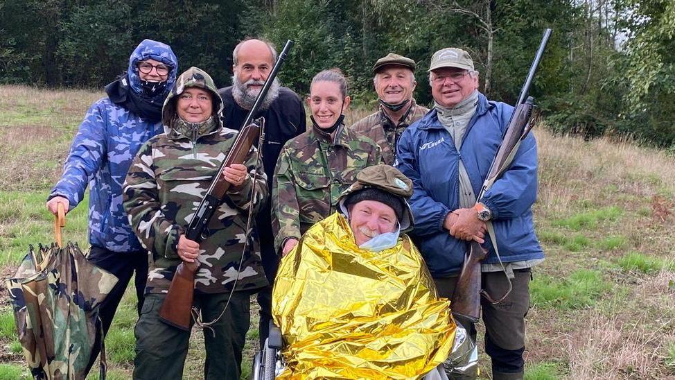 Mauro, torna a caccia nonostante la sclerosi laterale