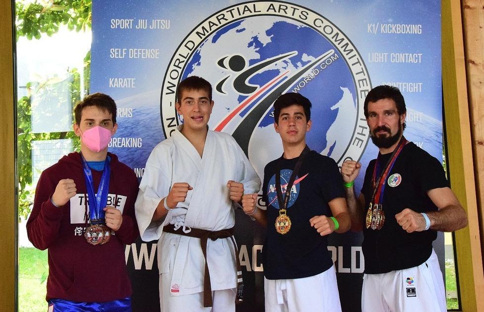 Il team di Ferrara brilla con tre titoli iridati Baroni e de Marchi super 