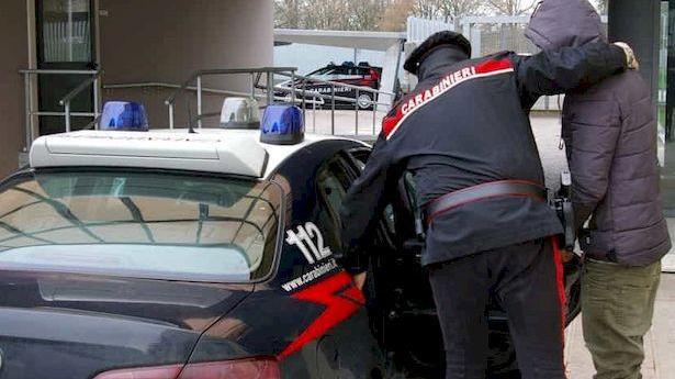 Un arresto dei carabinieri