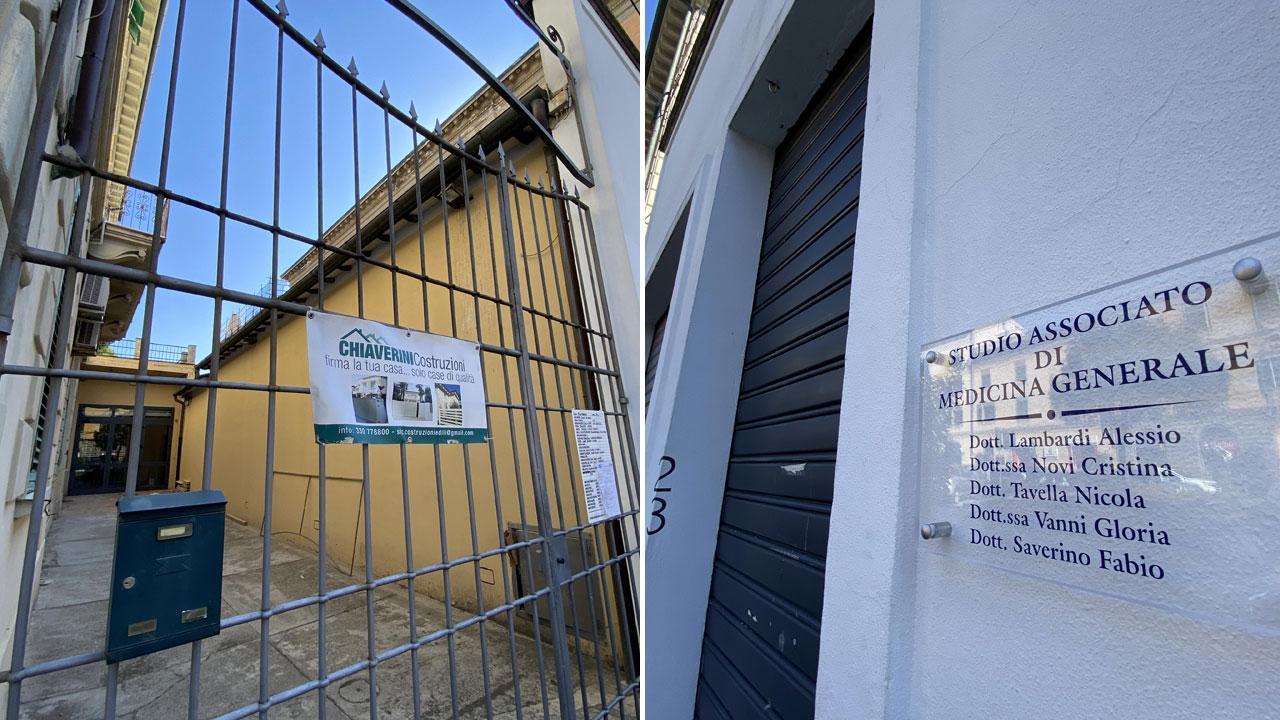 L'ijmmobile che ospiterà il poliambulatorio in piazza Martiri della libertà a Pontedera