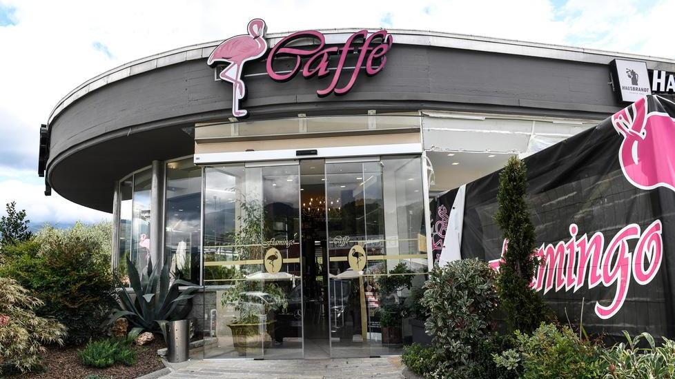 L'ingresso del Flamingo Caffè a Gallicano
