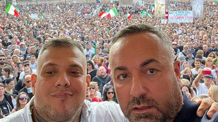 Irruzione nella sede della Cgil a Roma Arrestato il modenese Biagio Passaro di “Io Apro”