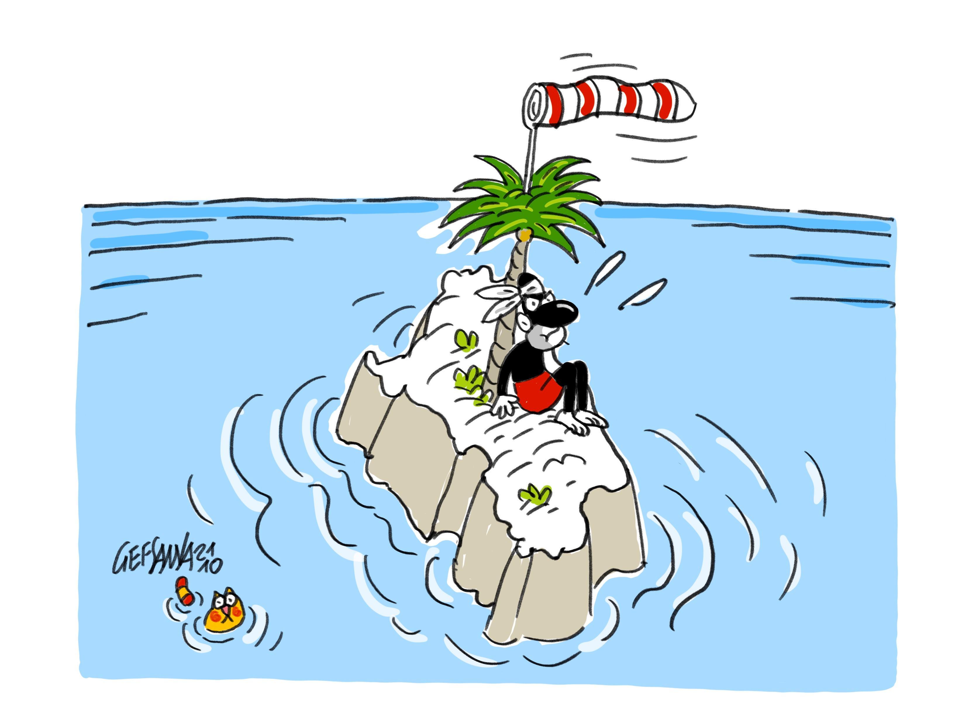 La vignetta di Gef: ancora nessuna offerta per le rotte in continuità
