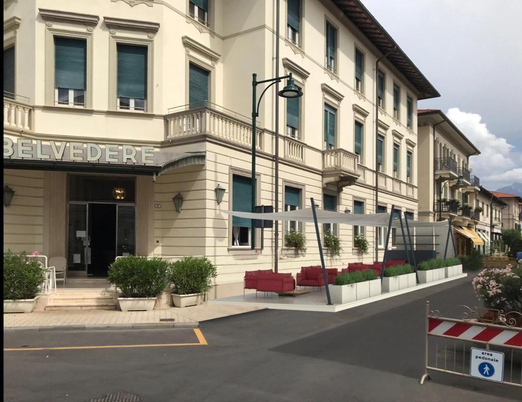 L’hotel Belvedere in via IV novembre