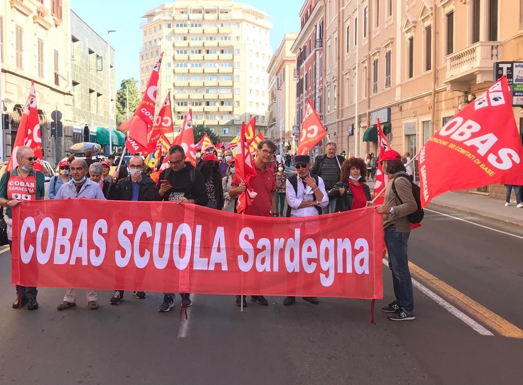 La manifestazione a Cagliari (foto Mario Rosas)