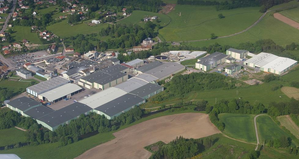 Lo stabilimento Lucart di di Laval sur Vologne, in Francia