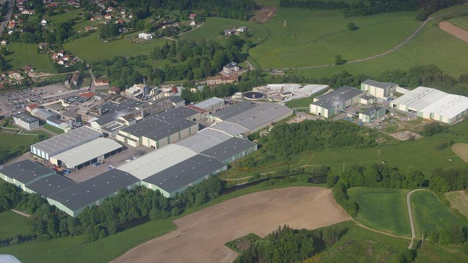 Lo stabilimento Lucart di di Laval sur Vologne, in Francia