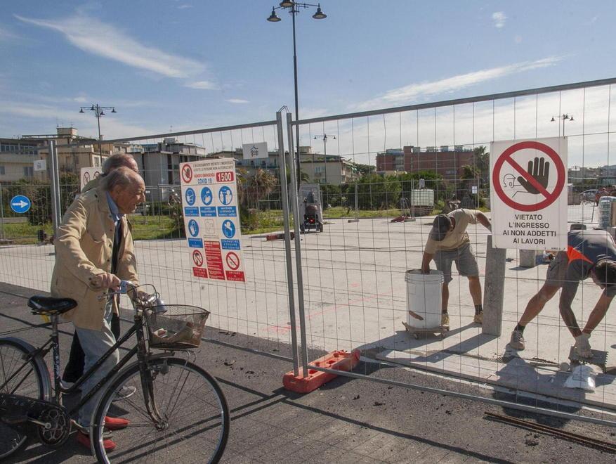  Terrazza della Repubblica, via ai lavori per la pavimentazione 