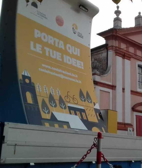 L’Apecar nelle frazioni posizionato in via Longhi