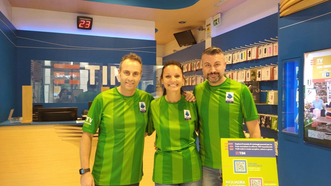 Da sinistra Marcello Venturi, Francesca Secchi e Stefano Rovina