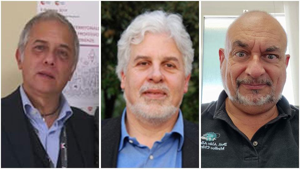 Luigi Rossi, Roberto Landi e Aldo Allegrini