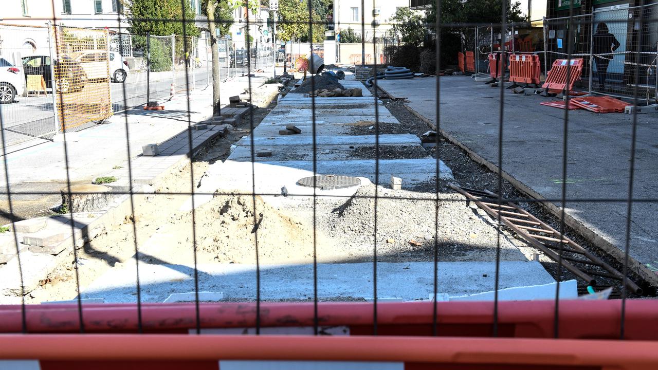 Il tratto del canale Benassai coperto