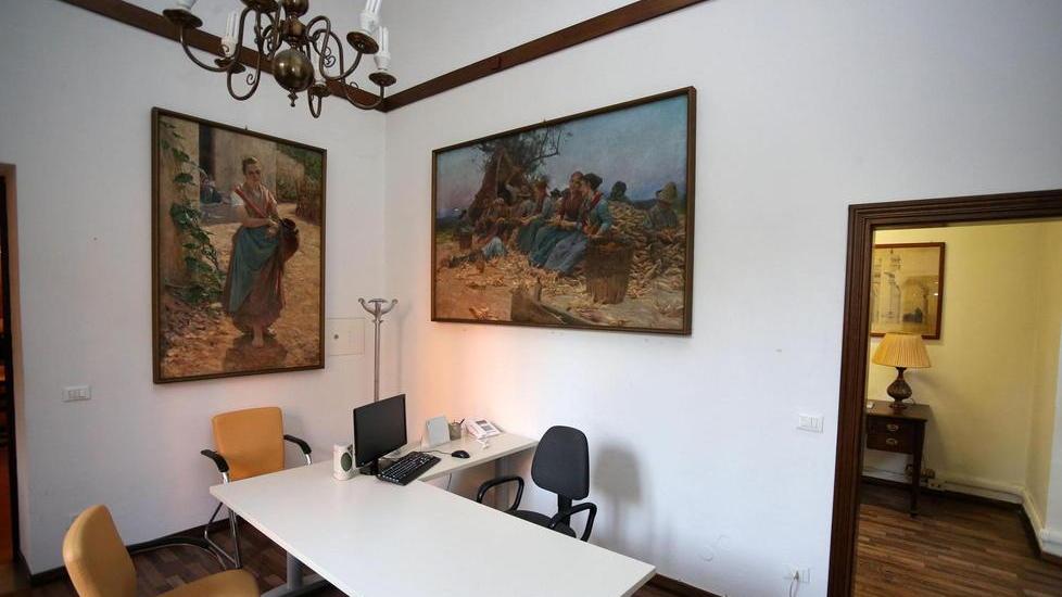 Gli uffici della direzione delle Terme Spa, all’interno della Palazzina Regia in viale Verdi