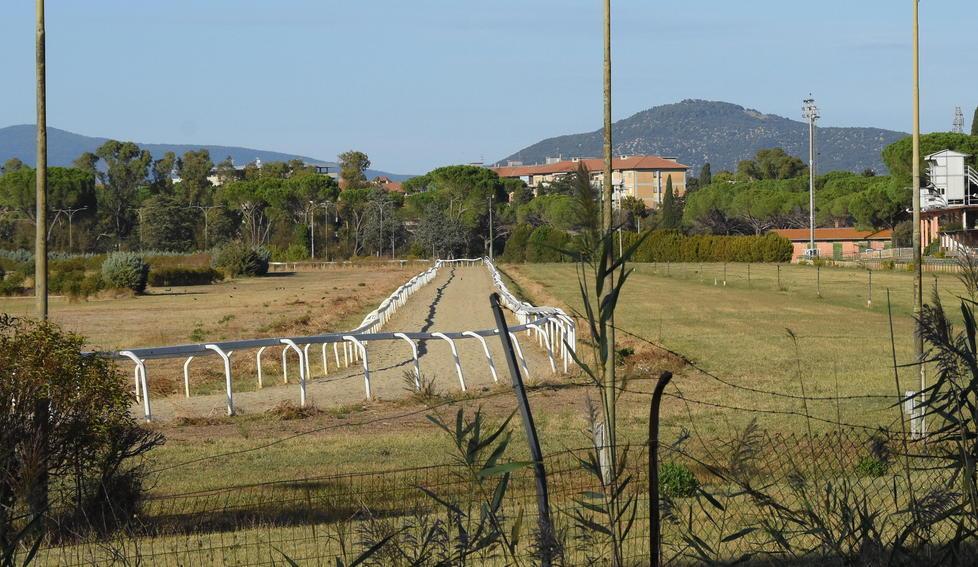 Le piste dell’ippodromo del Casalone oggi
