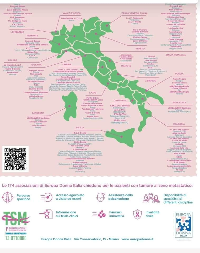 Sassari, il municipio si tinge di rosa per la giornata di sensibilizzazione del tumore al seno