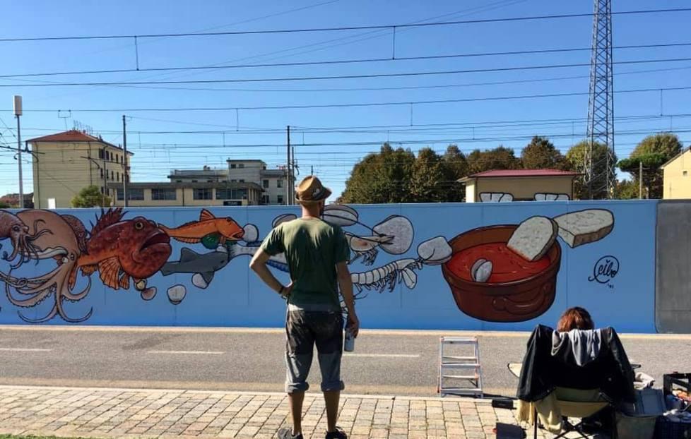 Via Ponchielli, inaugurate le opere di Cibo e Tamburini