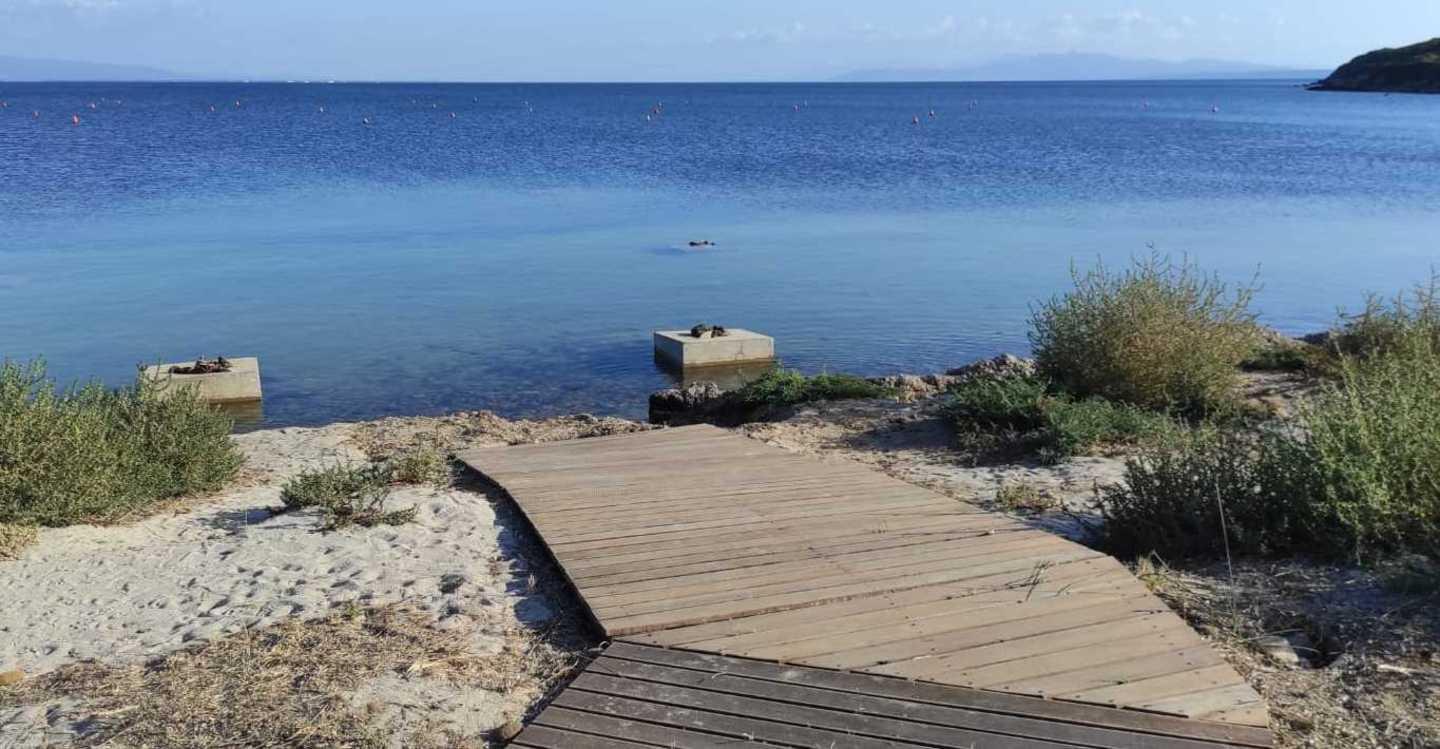 Mare Morto, via il pontile mobile 