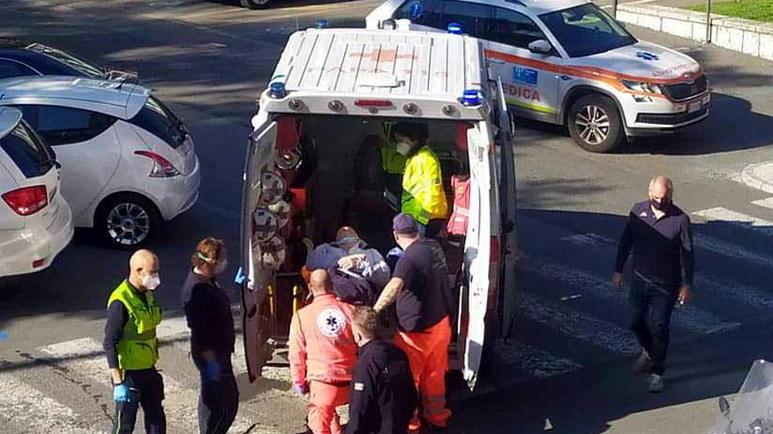 Un momento dei soccorsi
