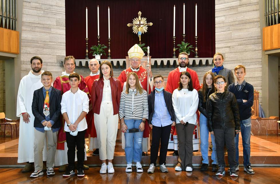 Celebrate le cresime in S. Maria Assunta