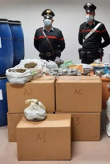 Oltre 100 chili di droga in casa, il 51enne di Burgos va in carcere