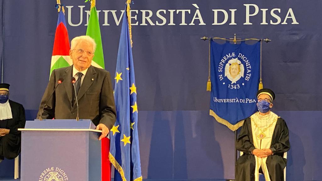 No Green pass, Mattarella a Pisa: "Addolorano le contestazioni aggressive con l'intento di ostacolare la ripresa"