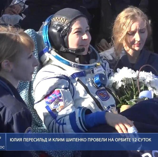 Attrice e troupe russa girano per la prima volta sulla Stazione spaziale 