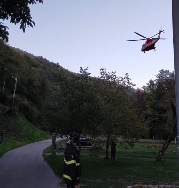 Escursionista recuperata dall’elicottero dei pompieri
