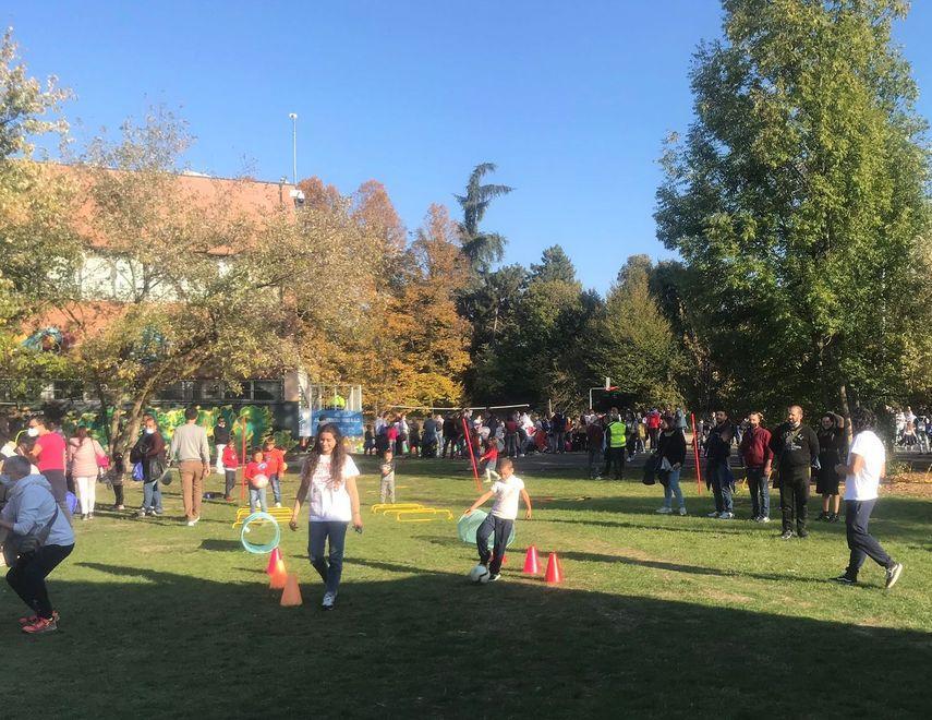 Castelnuovo si rinnova Palestra, pista di atletica e tanti bambini in festa