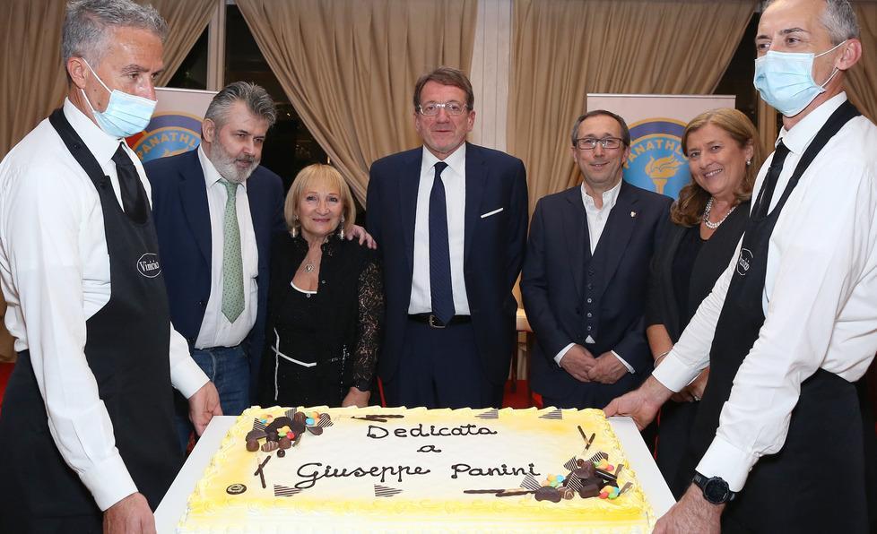 Modena. Gran galà in onore di Giuseppe Panini al Panathlon club  