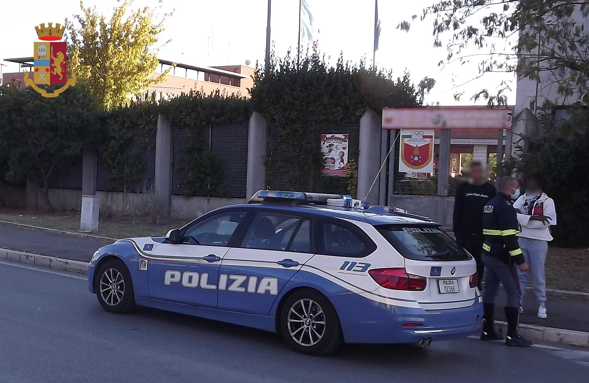 La polizia e il punto dell'incidente