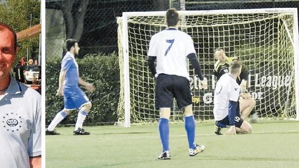 A sinistra Dario Ghiselli, a destra una partita in notturna