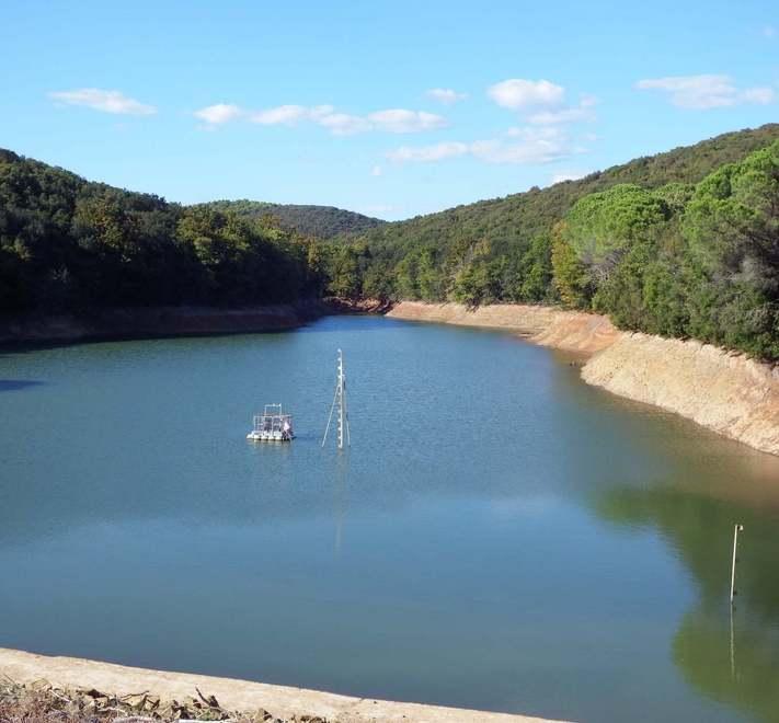 Allarme lago Bicocchi: rischia di restare a secco 