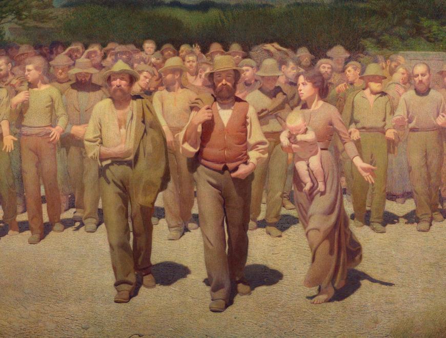 Il Quarto Stato di Pellizza da Volpedo prende nuova vita grazie al digitale 