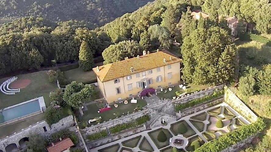 Una panoramica di Villa Paolina