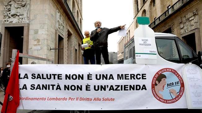 Sanità: protesta a Milano, potenziare Ssn e no privatizzazioni