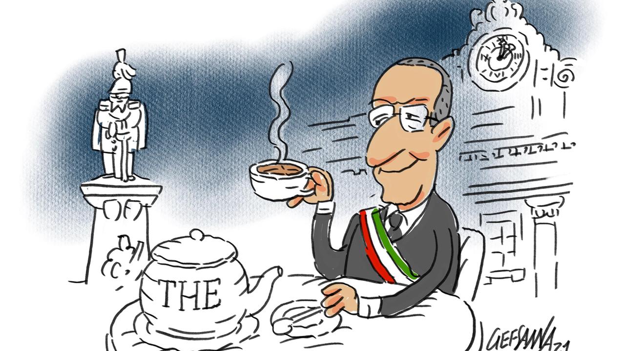 La vignetta di Gef: basta risse, il sindaco di Sassari vieta l'alcol nelle strade