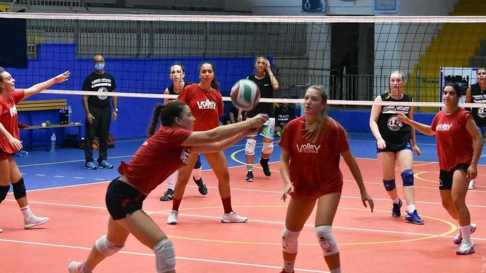 Bentornate a casa ragazze L’abbraccio al Volley Cecina