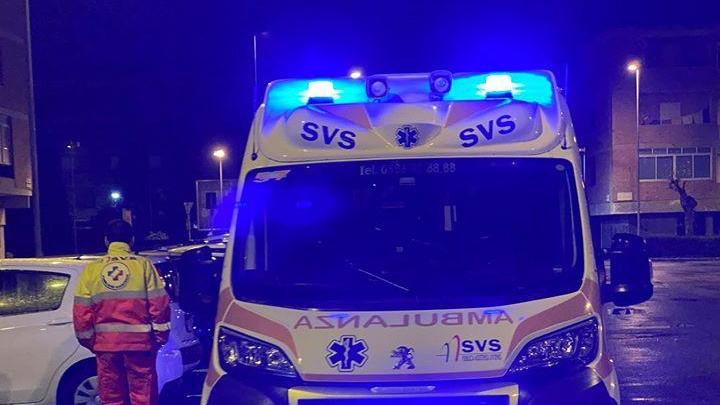 Un'ambulanza della Svs (foto d'archivio)