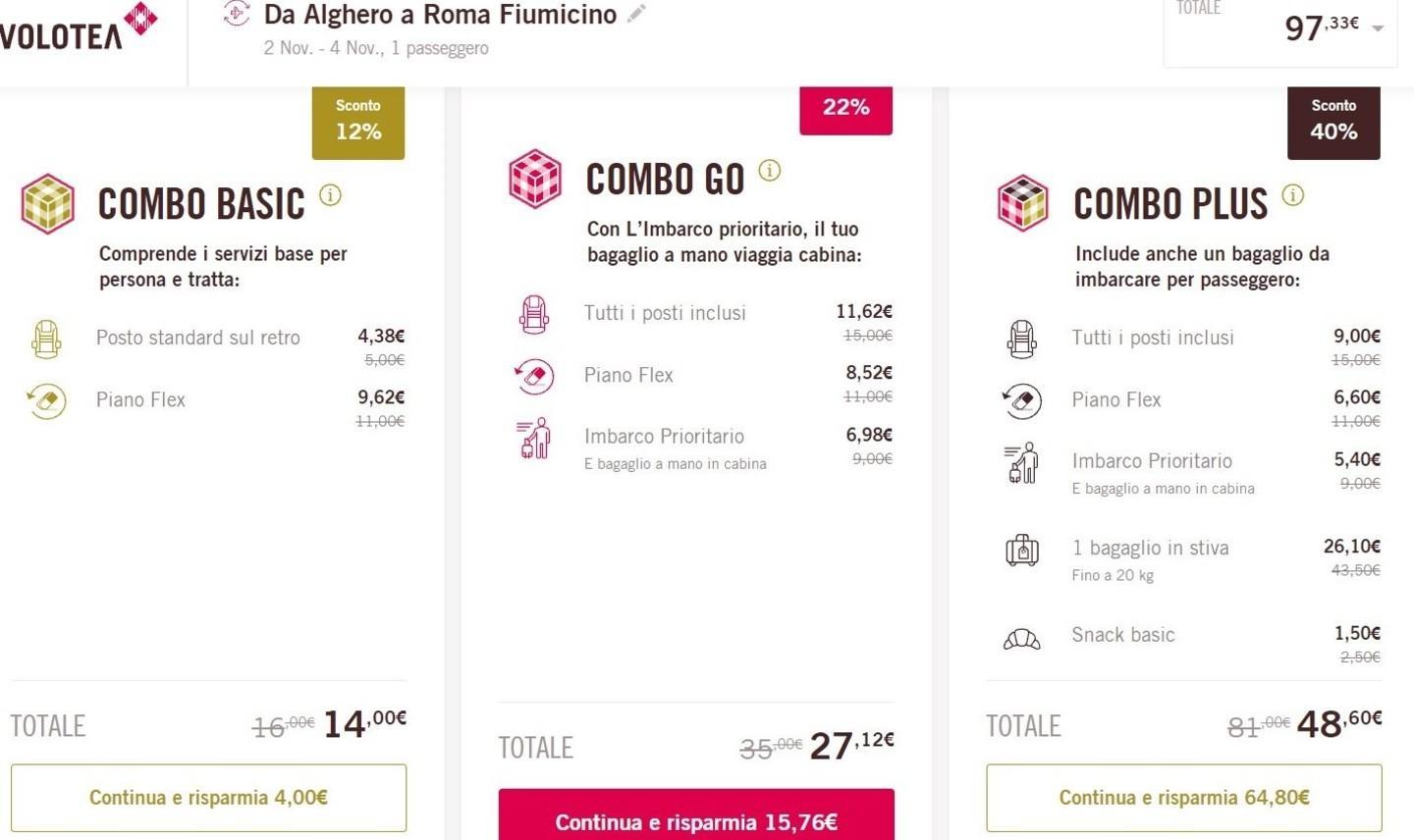 Tra sovrapprezzi e sconti i “segreti” del sito Volotea 