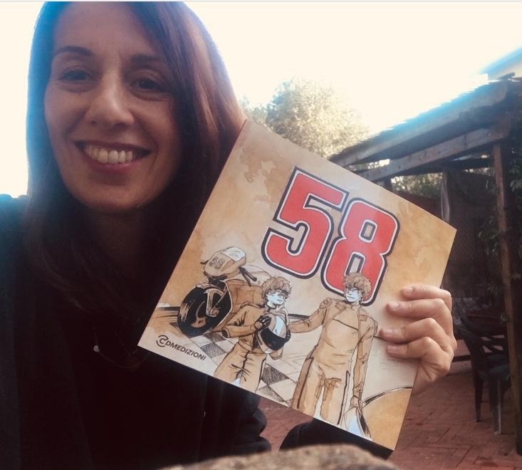 Da Fiano un omaggio a Simoncelli con il sogno dell’angelo “58” 