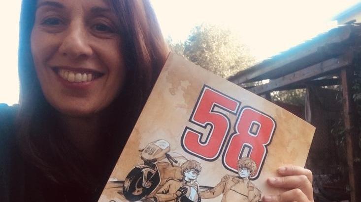 Da Fiano un omaggio a Simoncelli con il sogno dell’angelo “58”