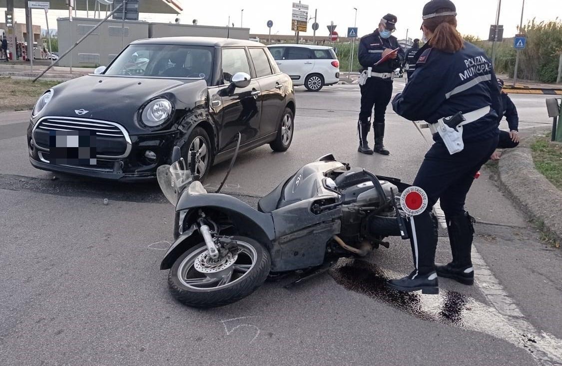 I rilievi della polizia municipale